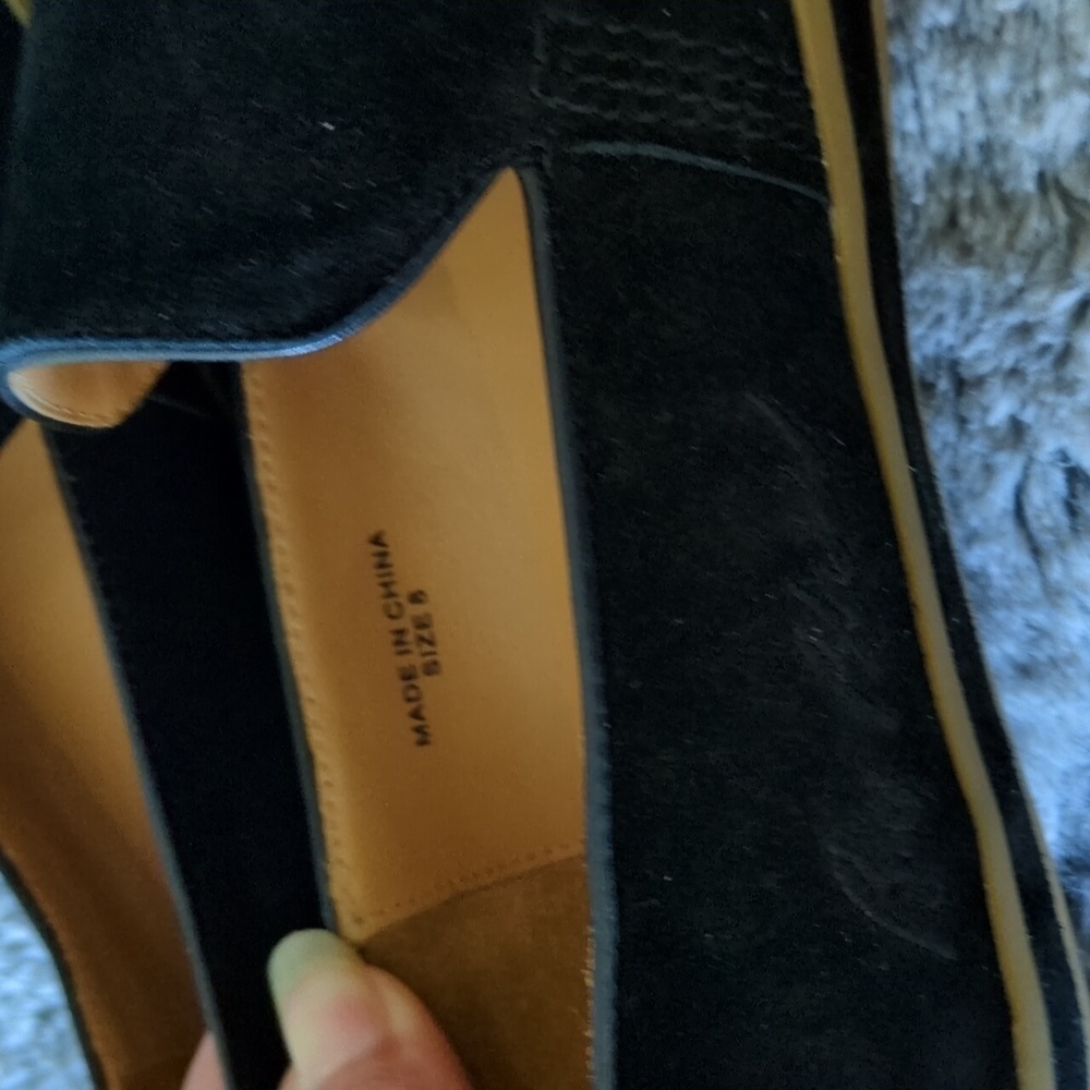 Women’s Bill Blass Sutton Suede Slip-on loafer sz 8​​​ - Picture 5 of 6